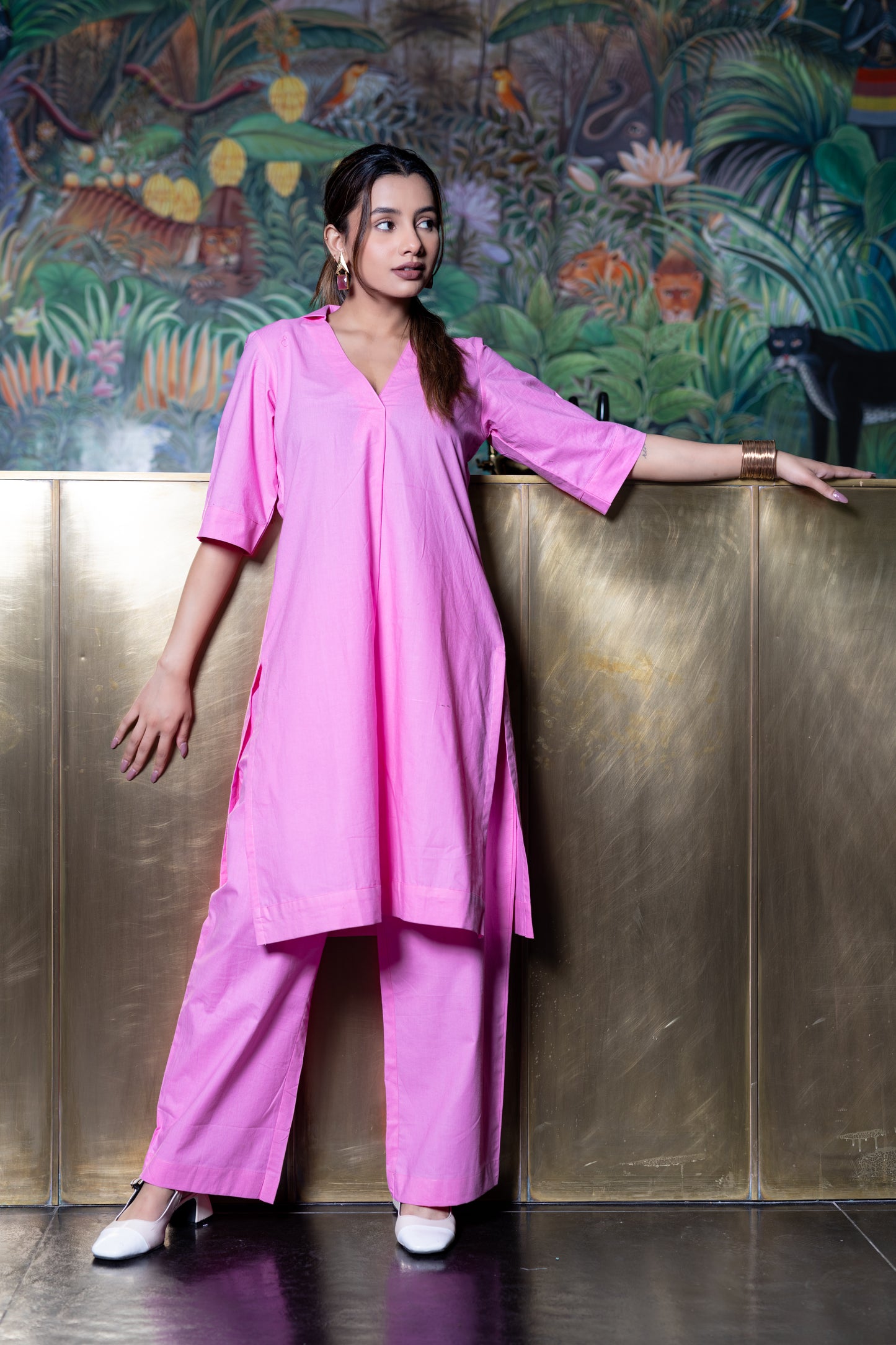Light Pink Kurta And Pant