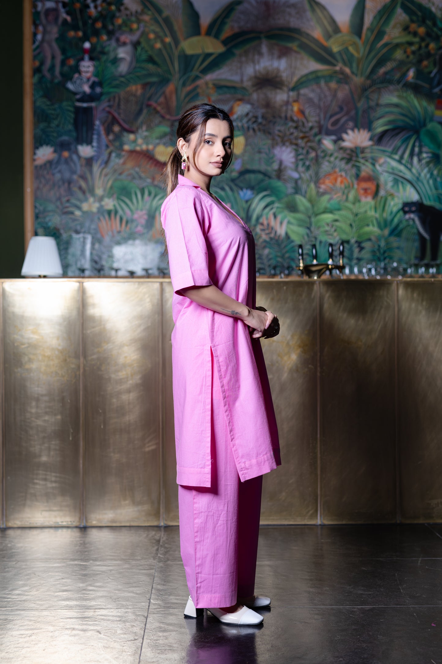 Light Pink Kurta And Pant