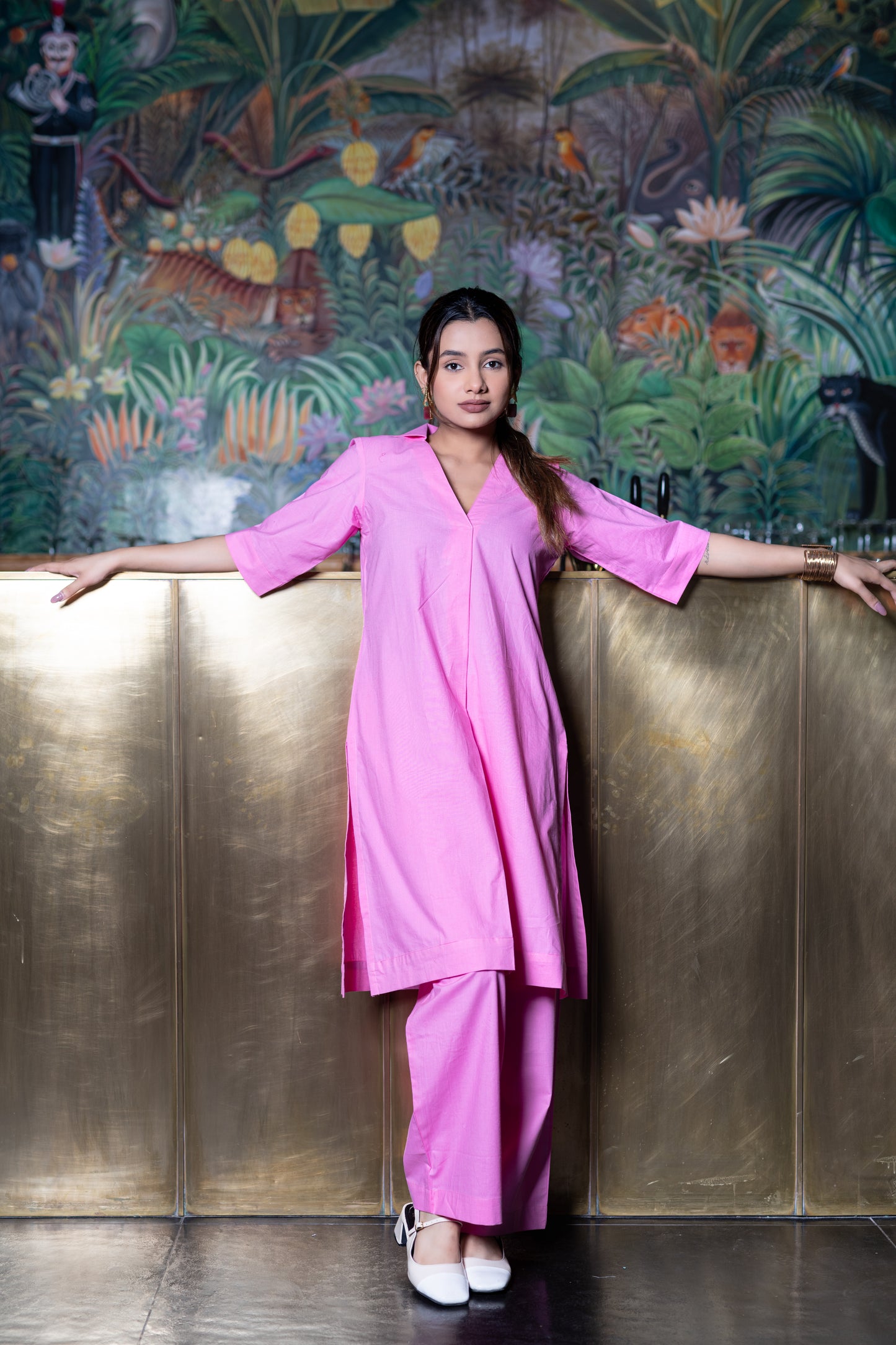 Light Pink Kurta And Pant