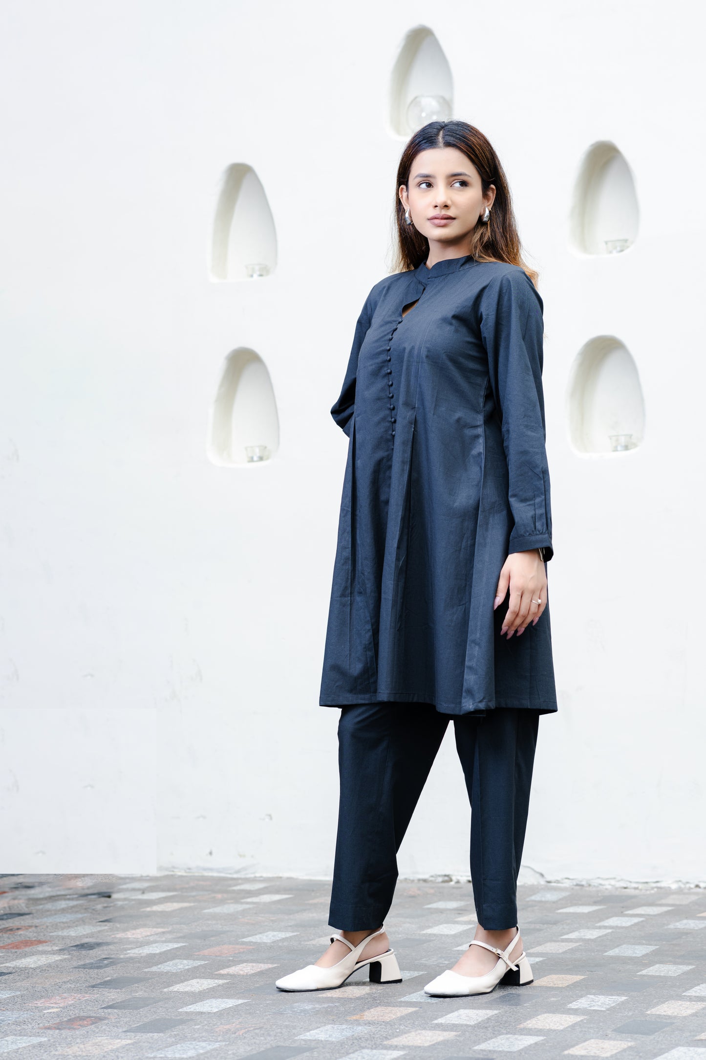Navy Blue Kurta And Pant