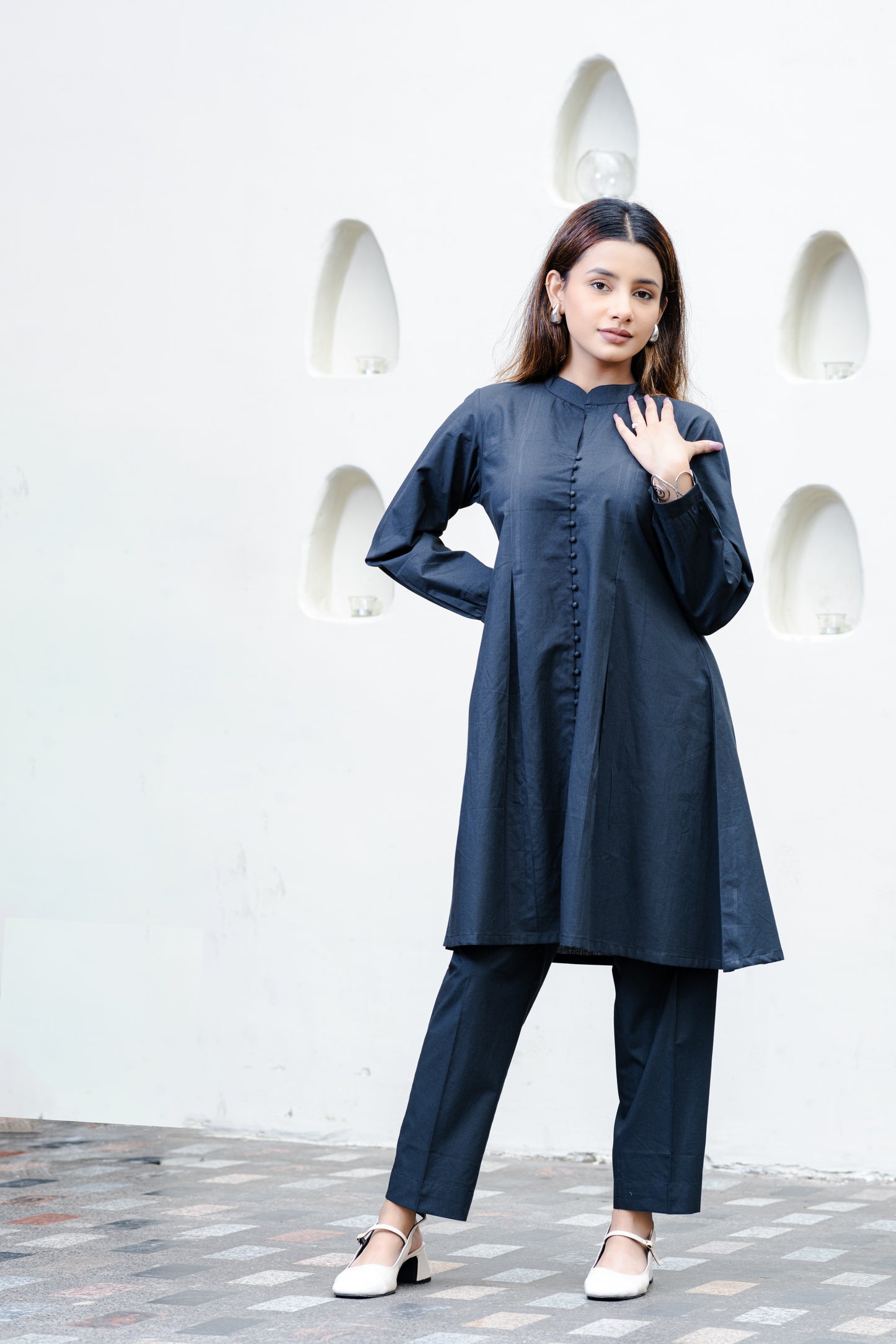 Navy Blue Kurta And Pant