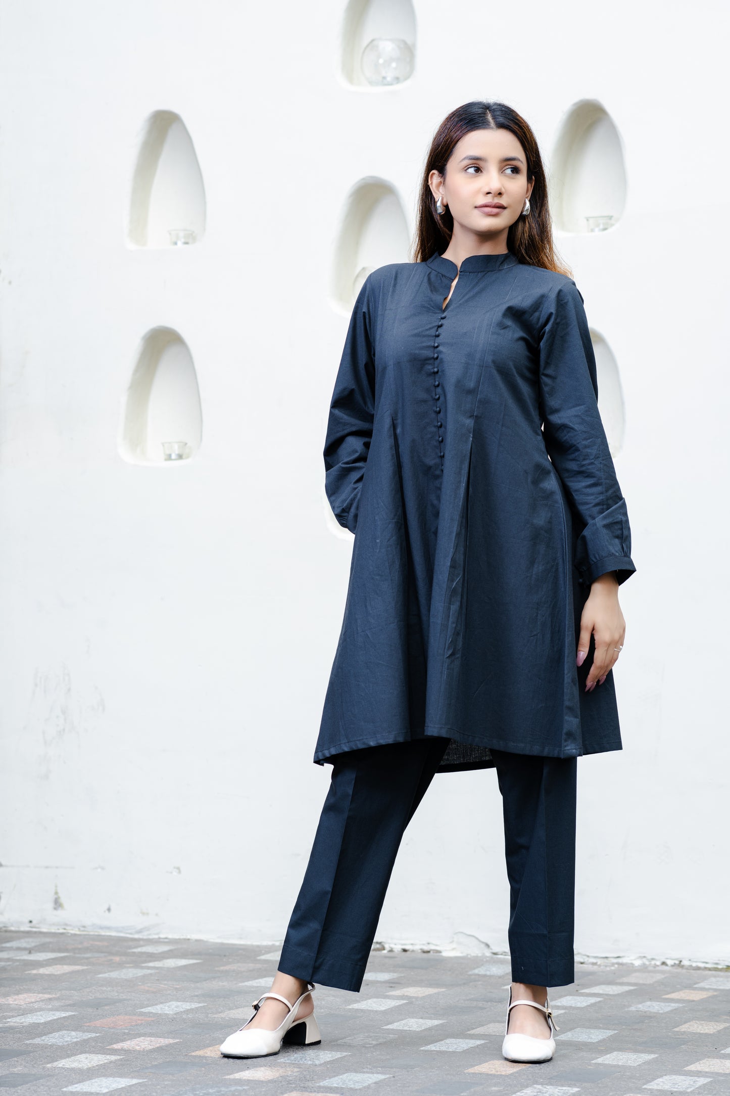 Navy Blue Kurta And Pant