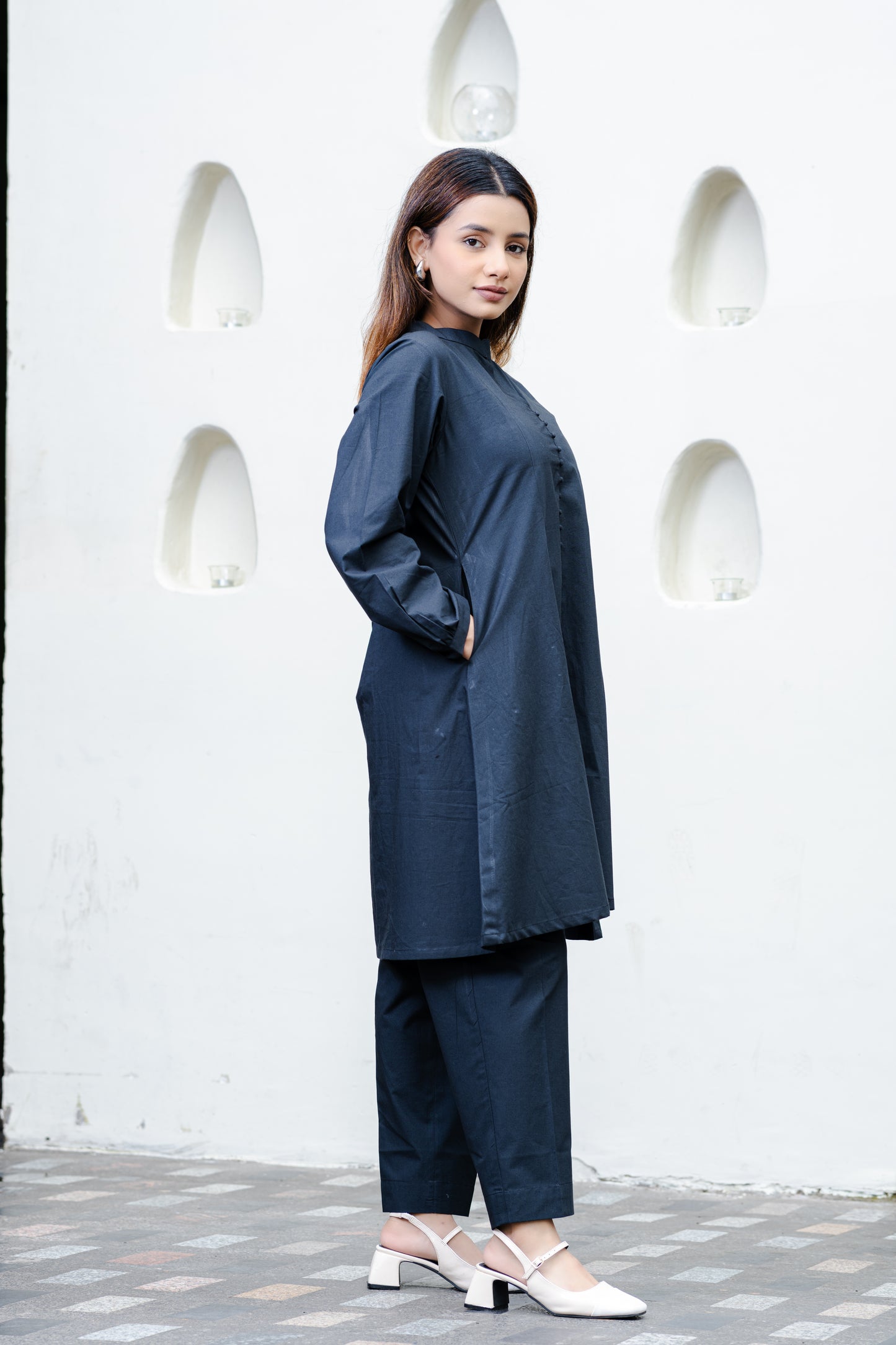 Navy Blue Kurta And Pant