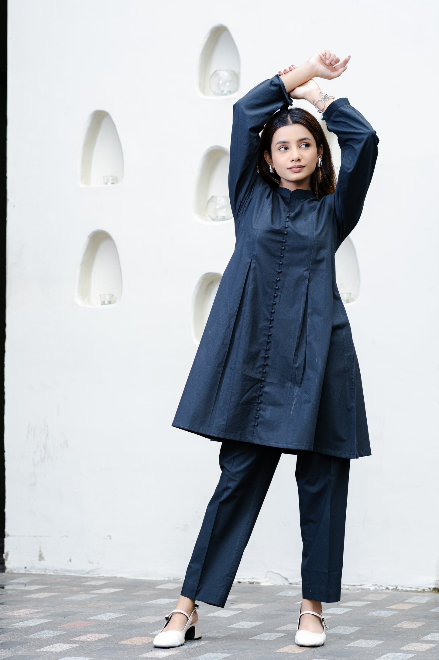 Navy Blue Kurta And Pant