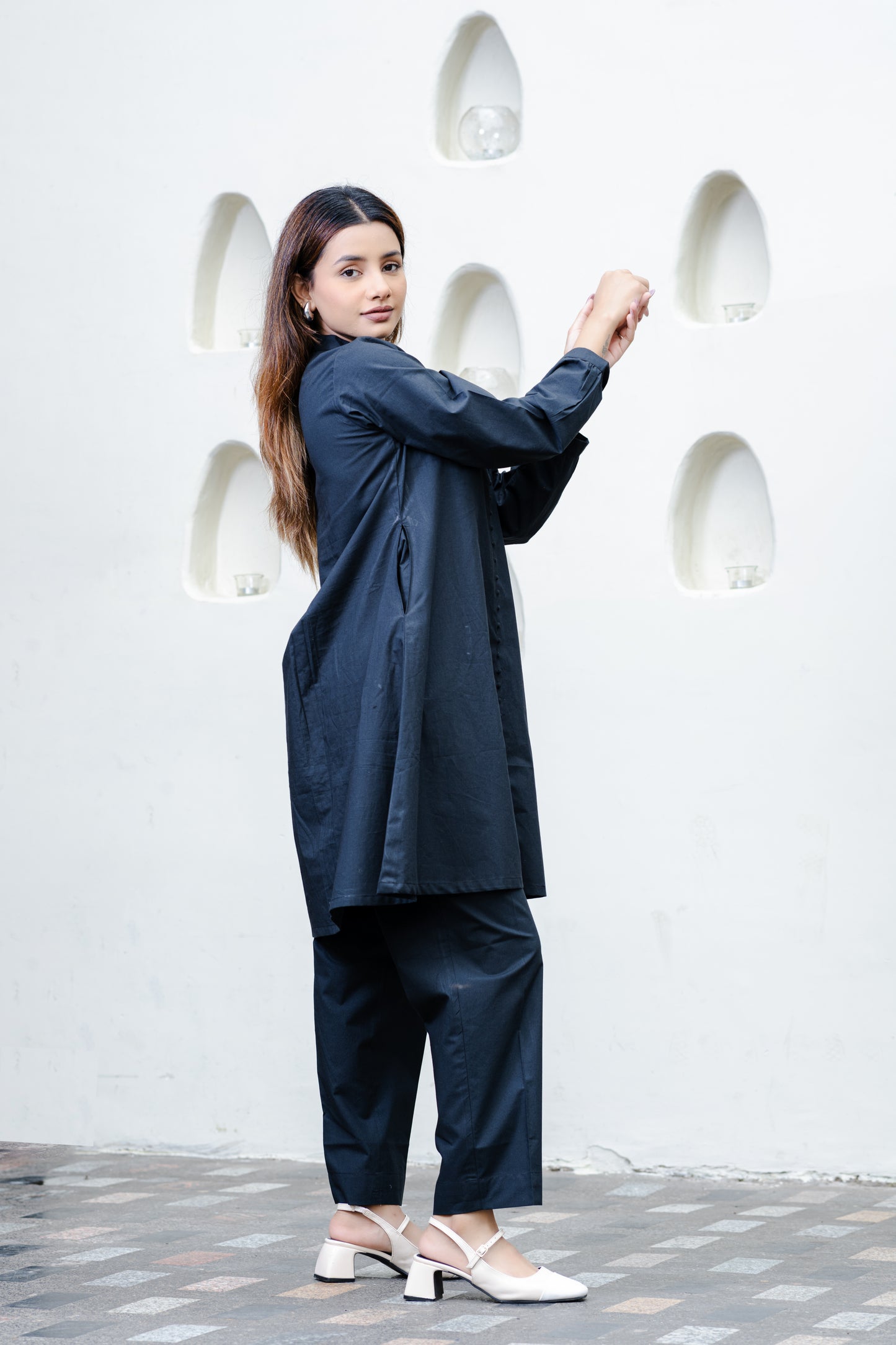 Navy Blue Kurta And Pant