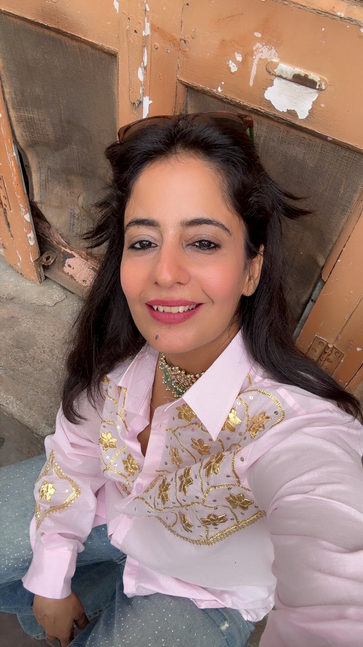Gulabi Gota Shirt