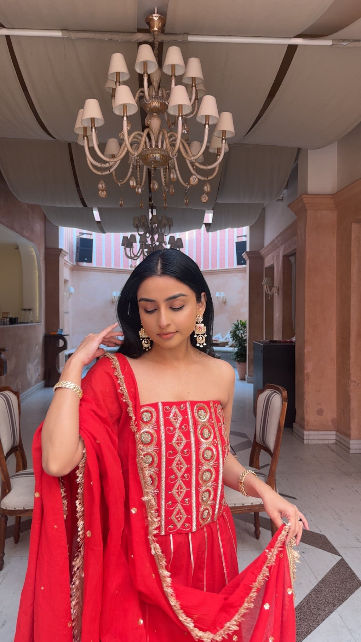 Radha Corset Lehenga Set Of 3