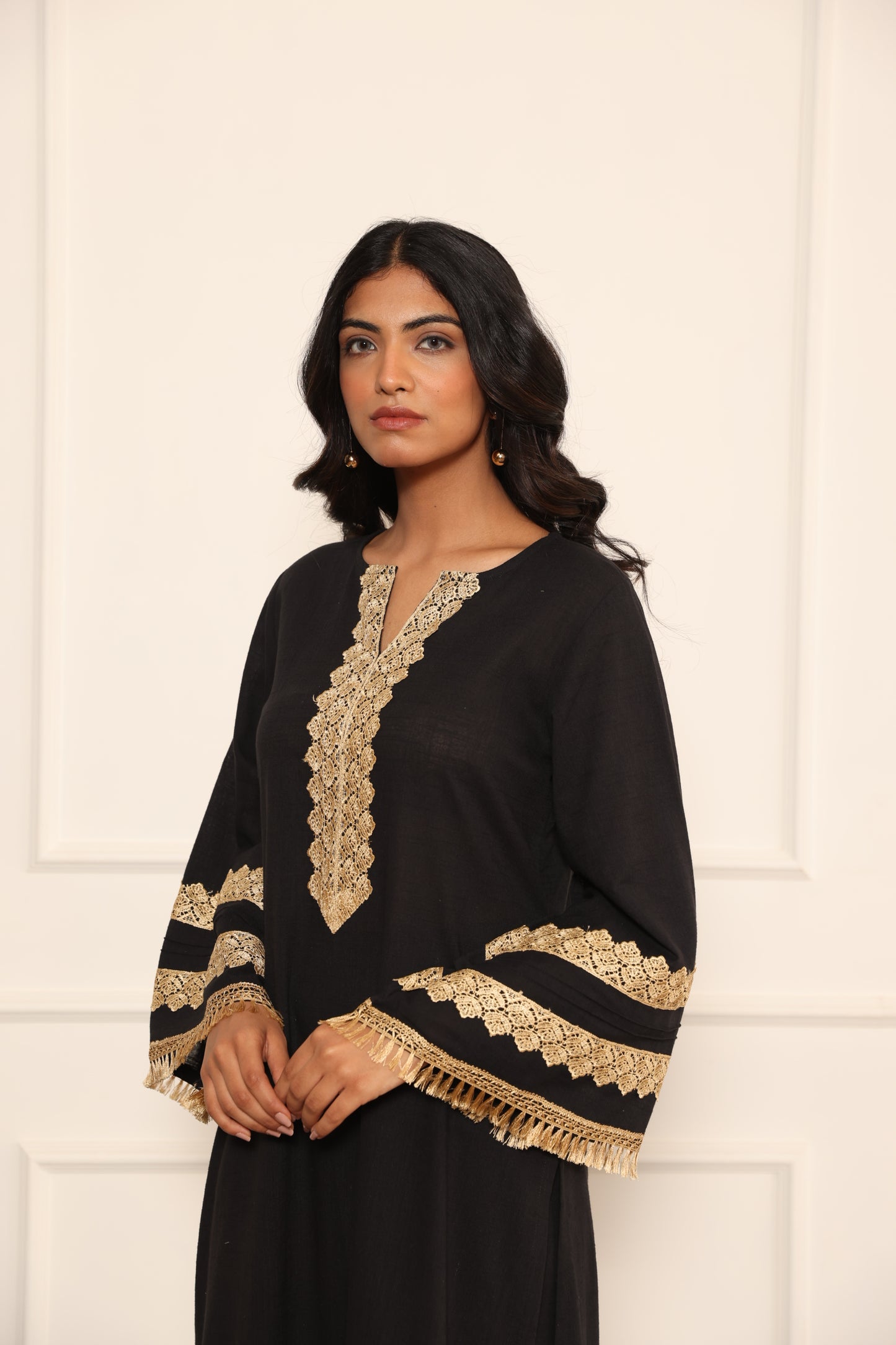 Leela – Schwarzes pakistanisches Anzug-Set