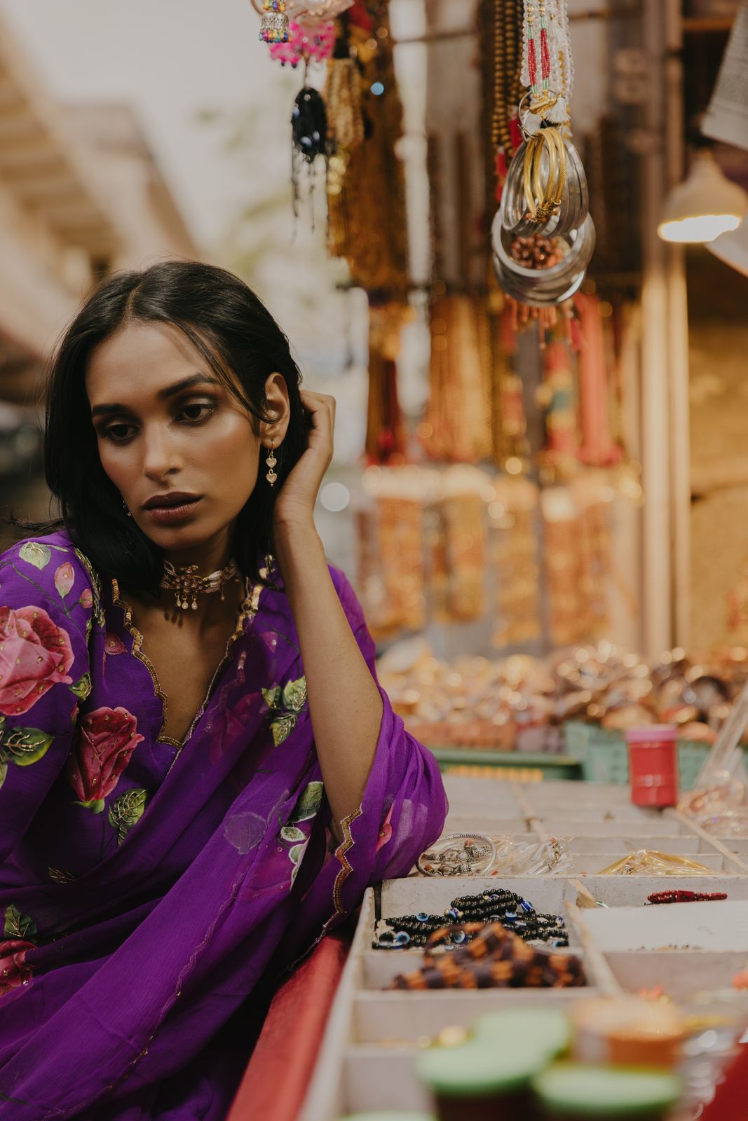 savina chiffon handpainted saree