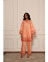 Kaaya orange short kurta set