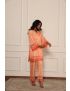 Kaaya orange short kurta set