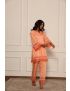 Kaaya orange short kurta set