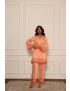 Kaaya orange short kurta set