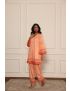 Kaaya orange short kurta set