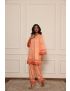 Kaaya orange short kurta set