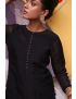 Riya black organza suit set