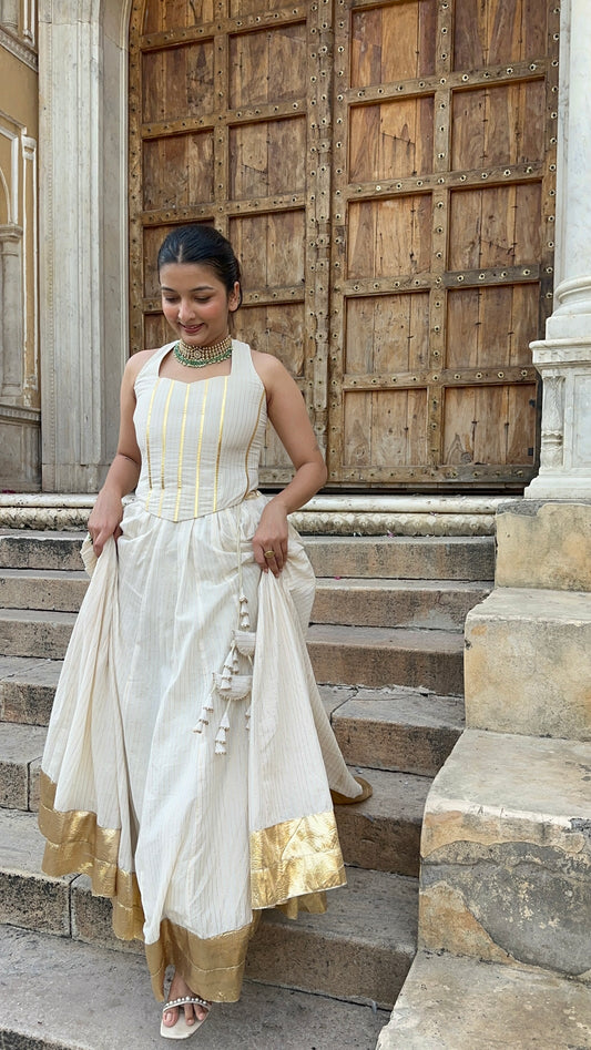 Chanda Corset Lehenga Set