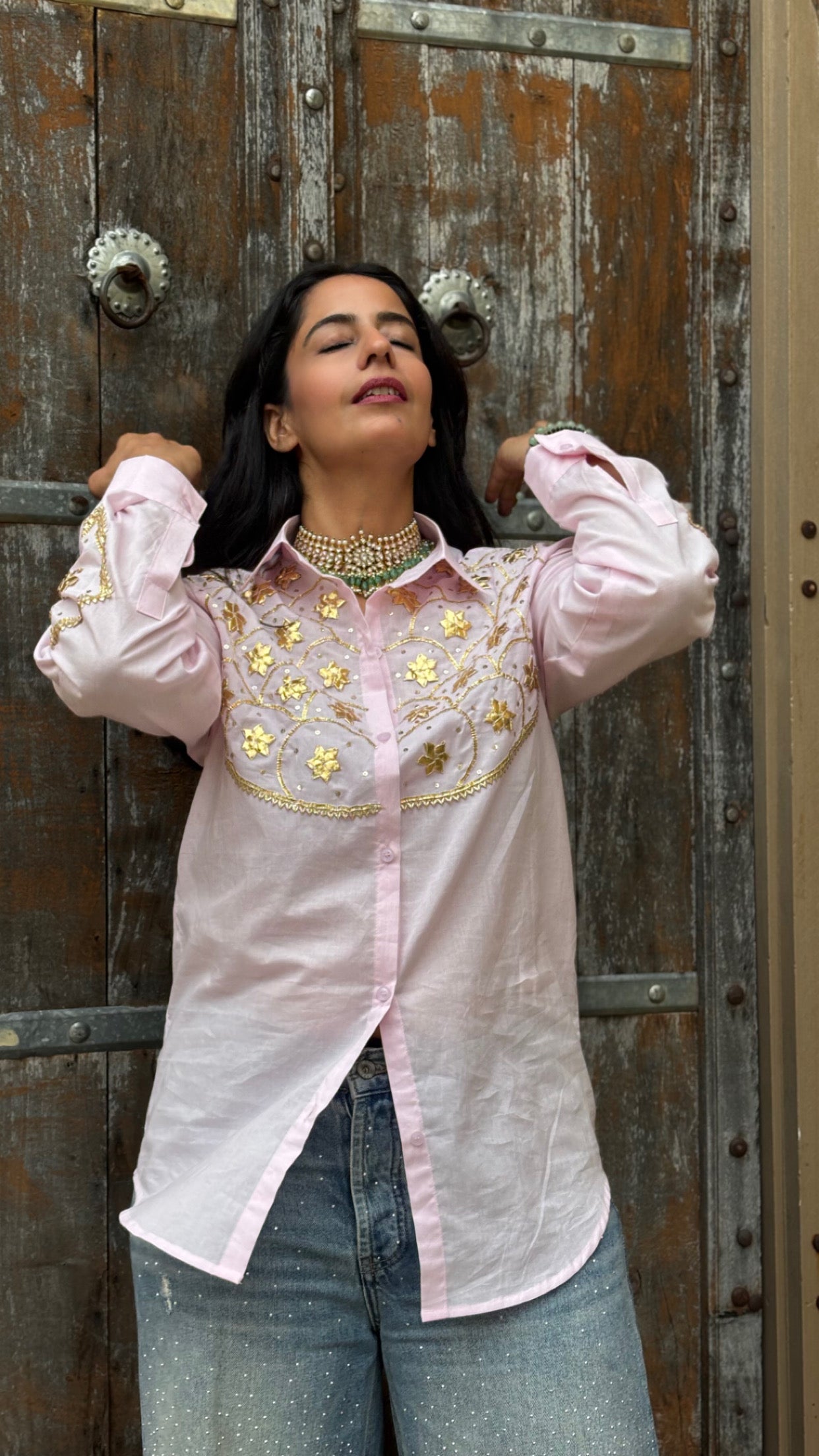 Gulabi Gota Shirt