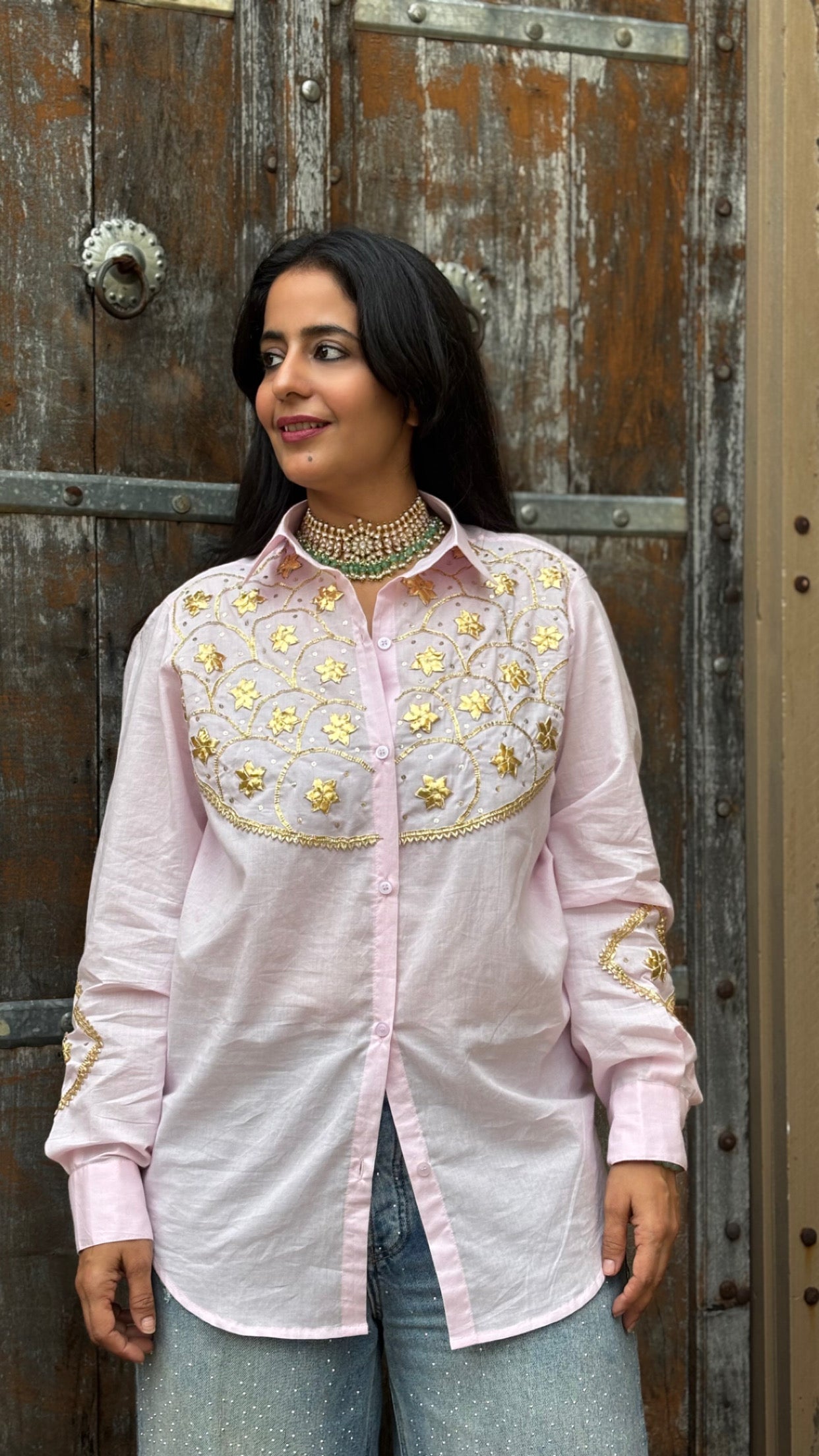 Gulabi Gota Shirt