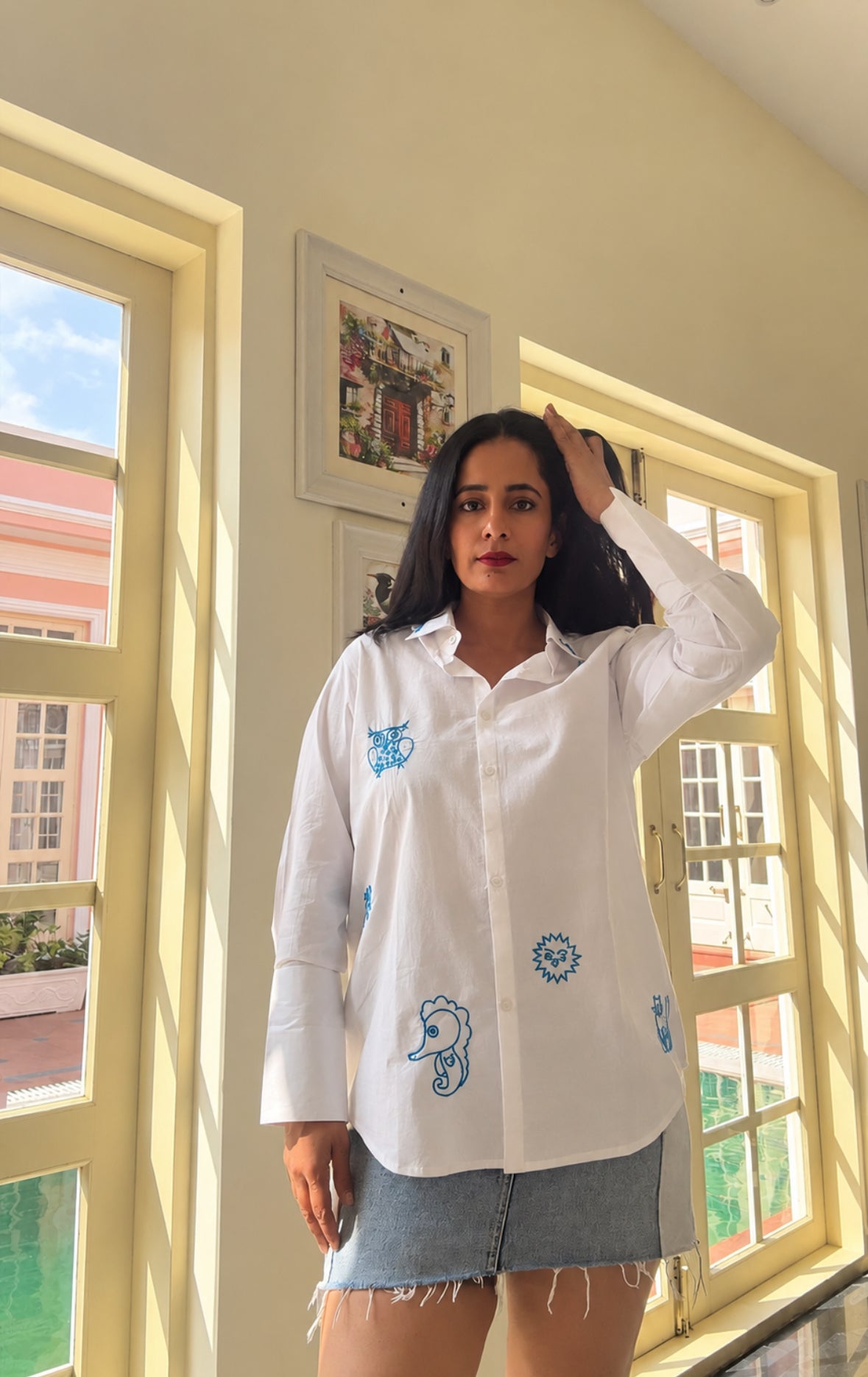 Seema Handembroidered Shirt