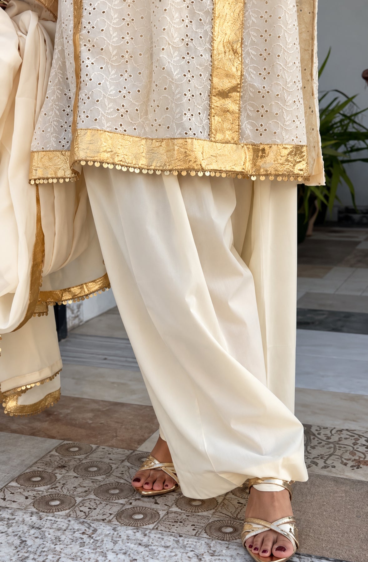Kismat Schiffli Suit Set