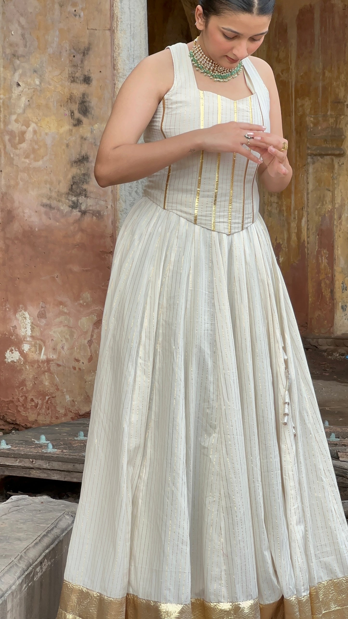 Chanda Corset Lehenga Set