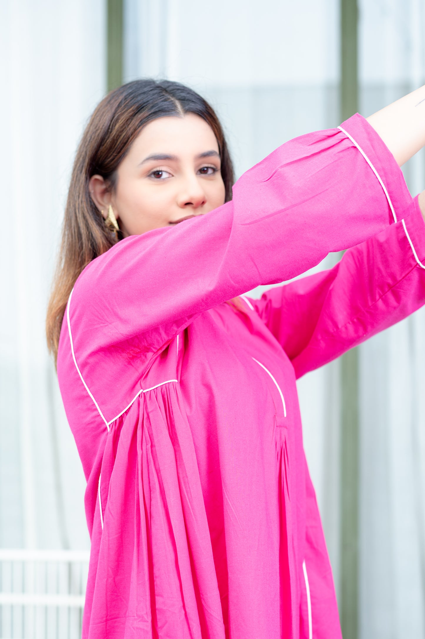 Pink Kurta And Pant