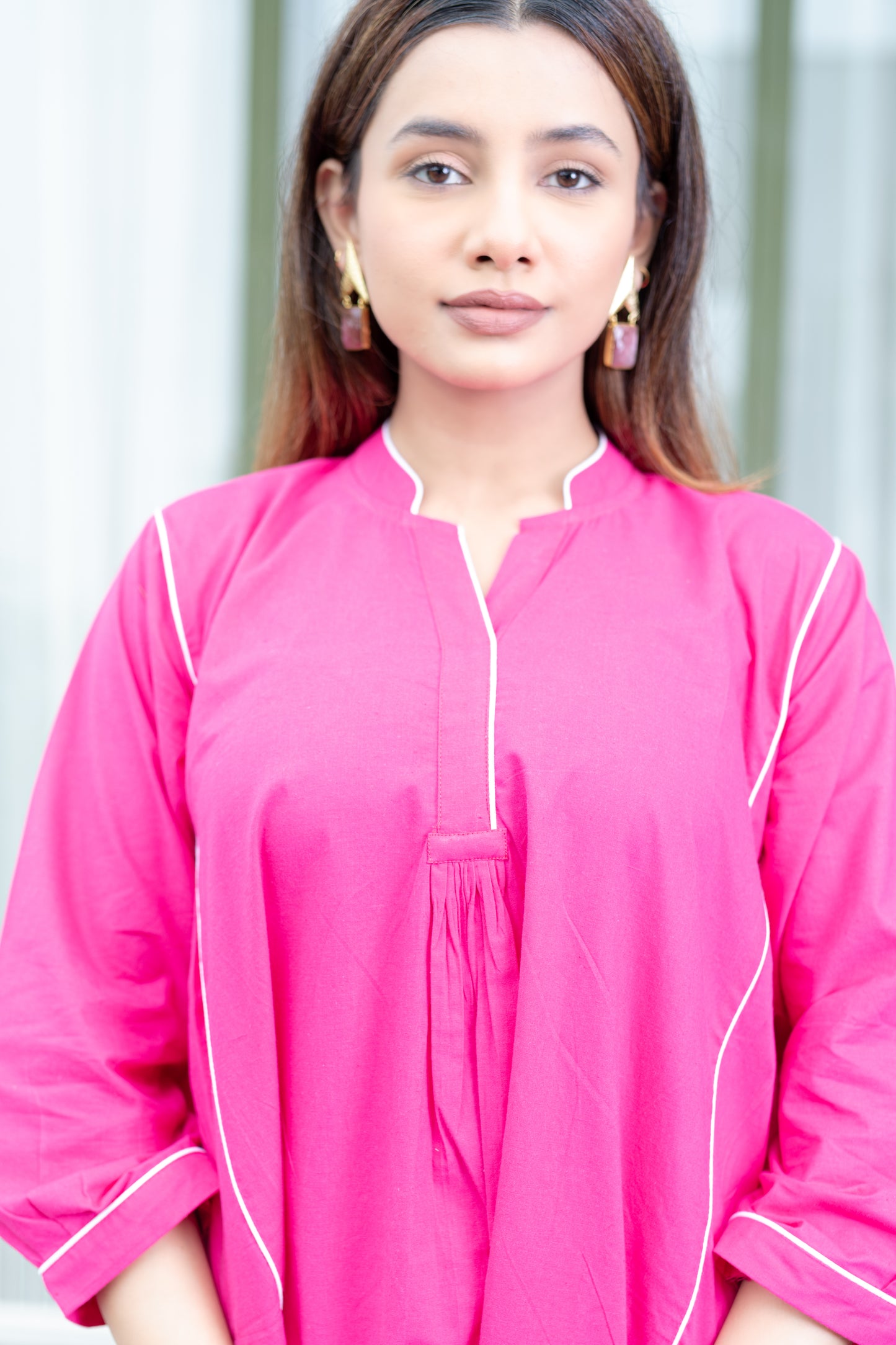 Pink Kurta And Pant