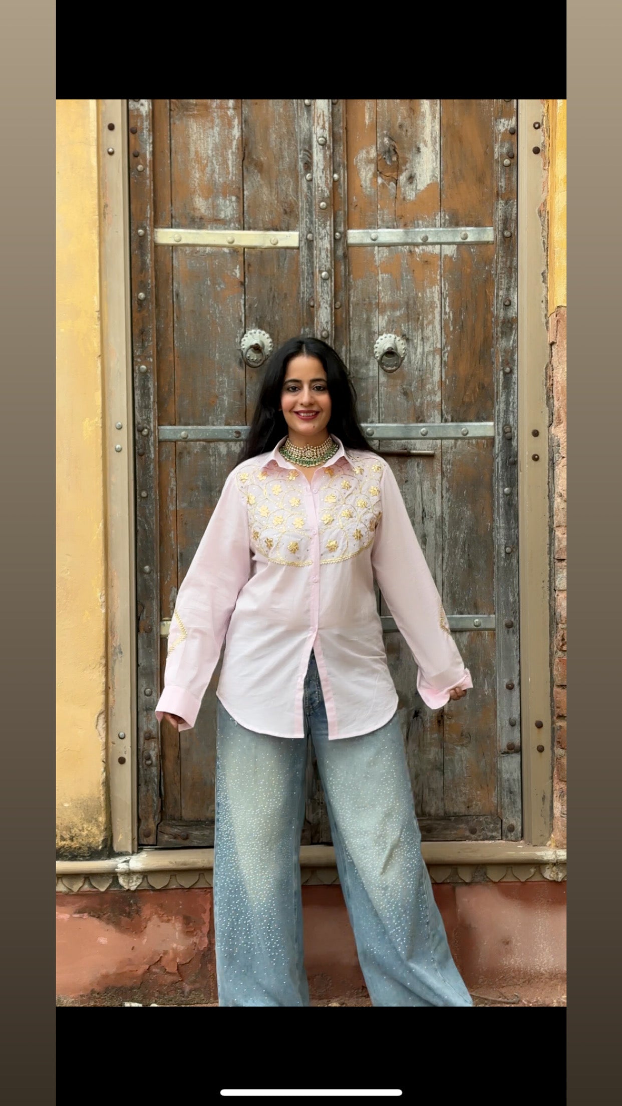 Gulabi Gota Shirt