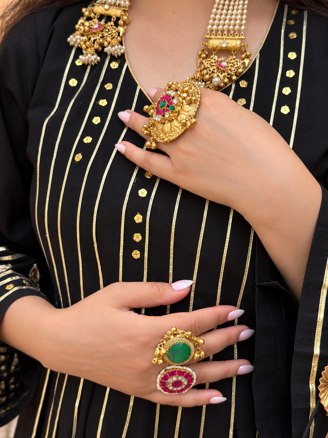 Seerat Black Kurta set