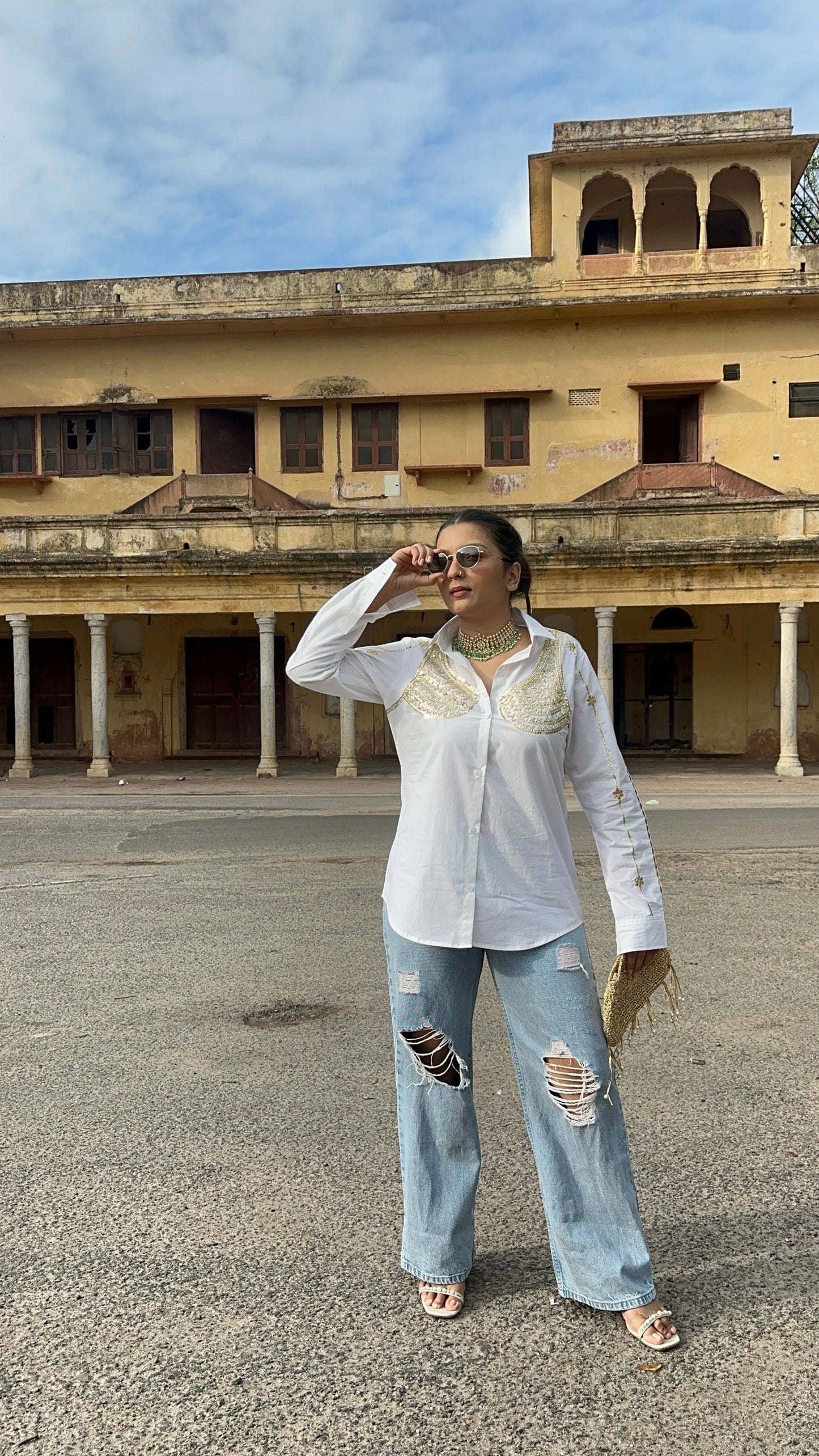 Aangi Handwork Shirt