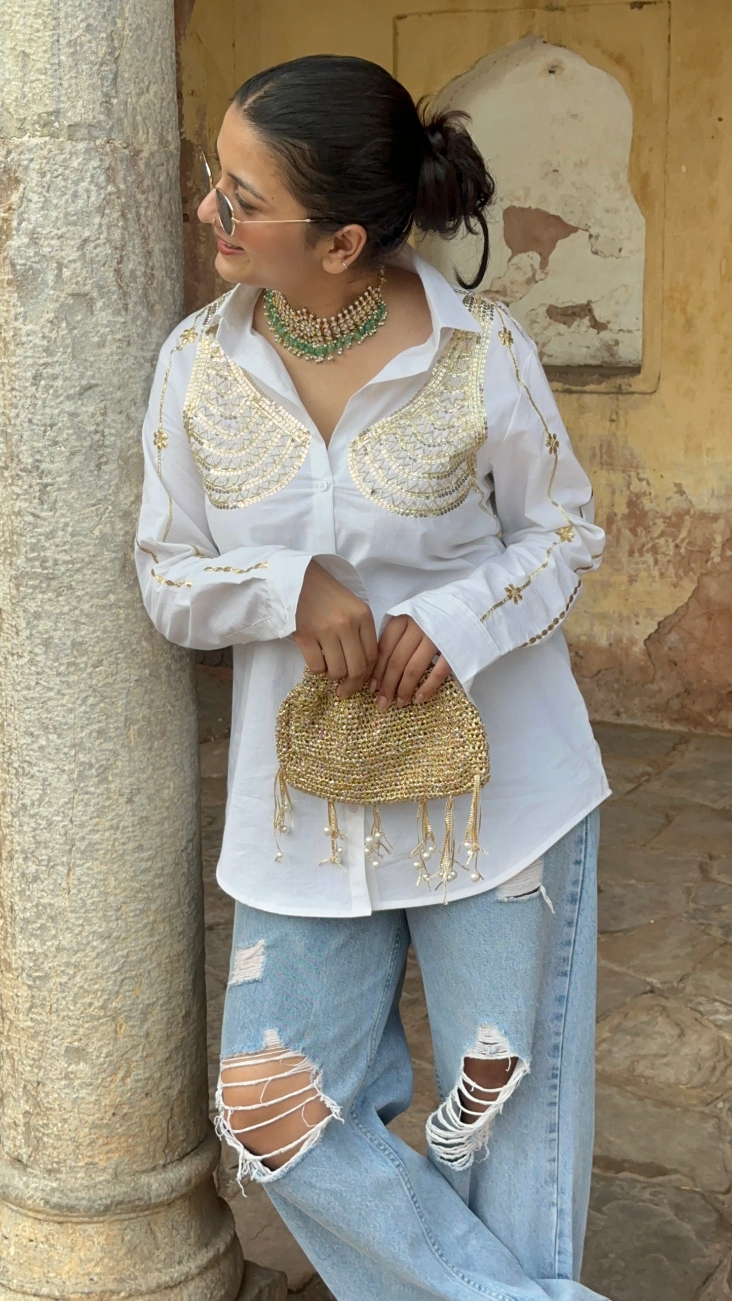 Aangi Handwork Shirt