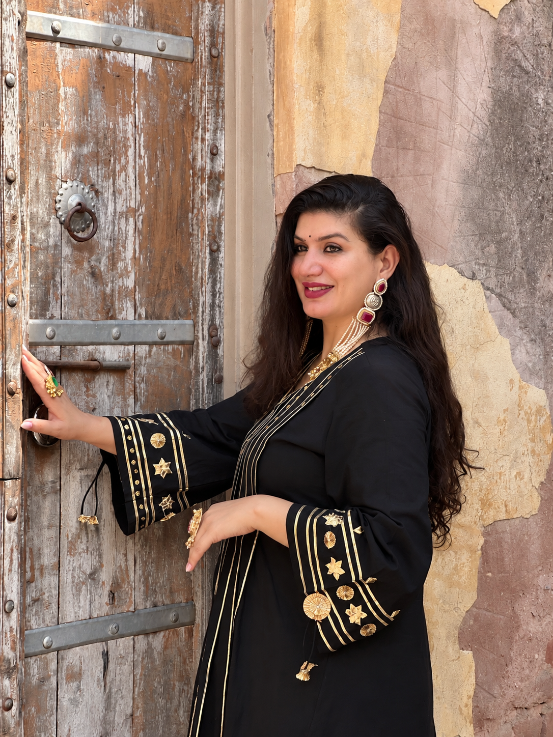 Seerat Black Kurta set