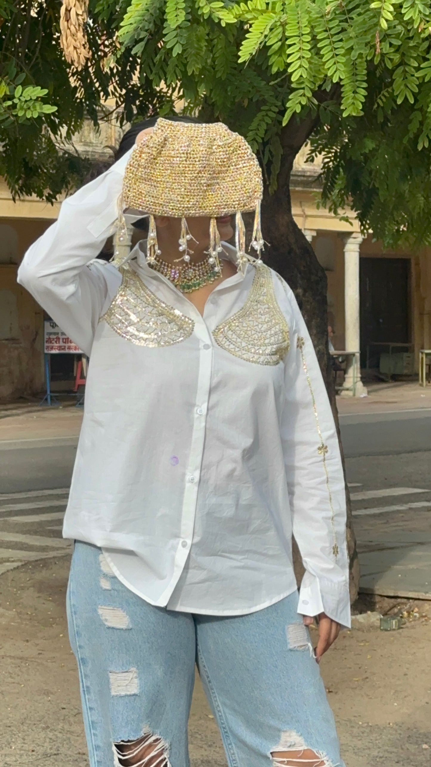 Aangi Handwork Shirt