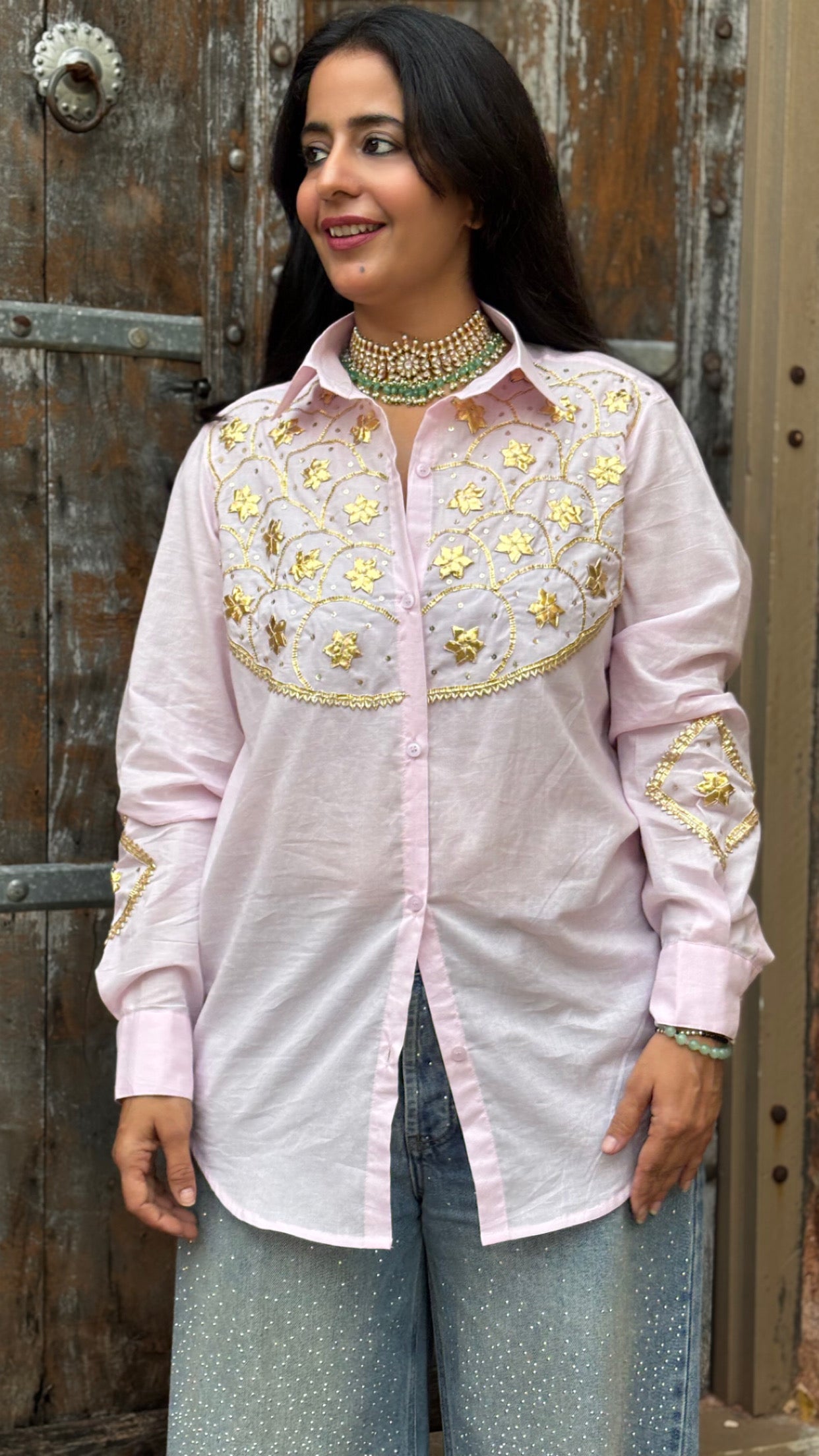 Gulabi Gota Shirt