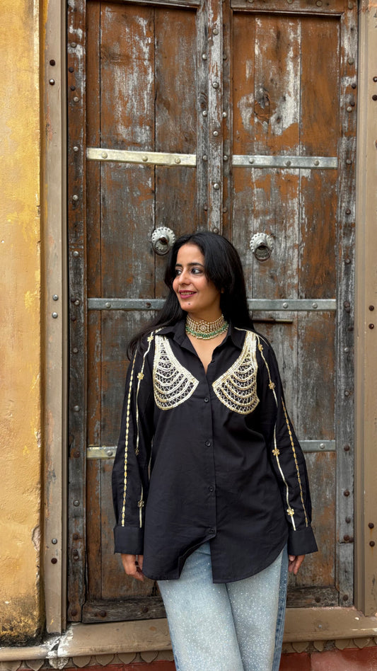 Aangi Shirt Black