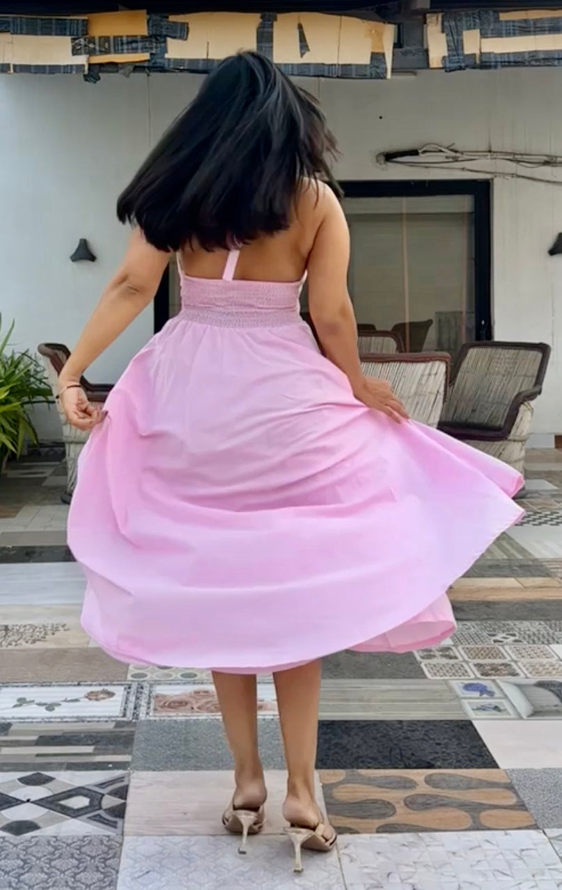 Silsila Halter neck Gotta work Dress
