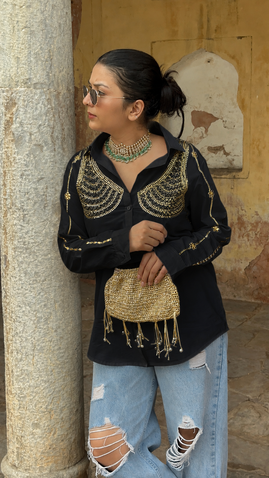 Aangi Handwork Shirt