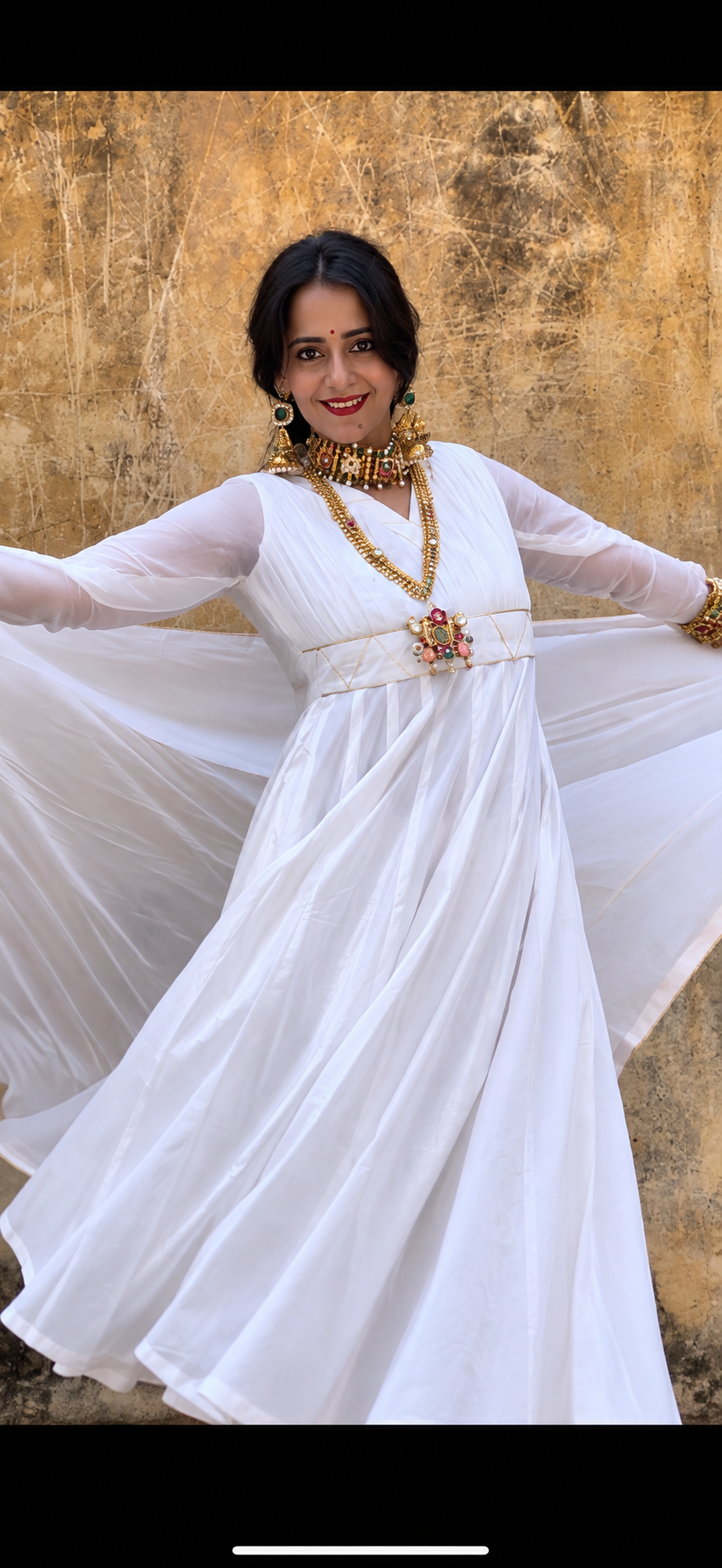 yogini gotta work malmal full sleeves set of 3
