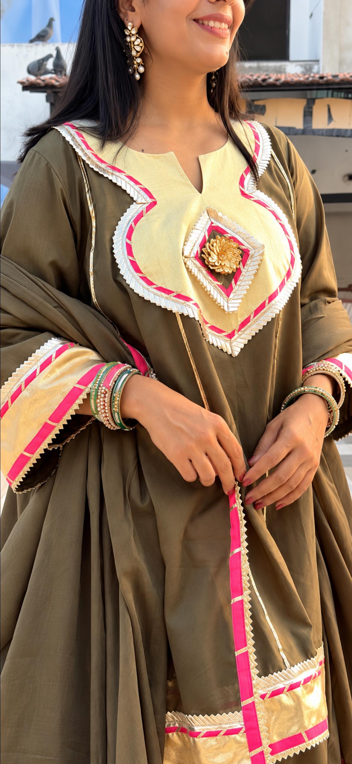 Paro Farsi Salwar Kurta Set Of 3