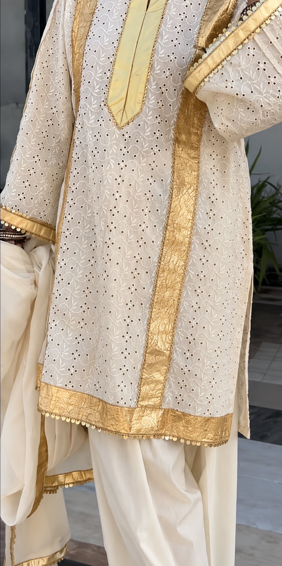Kismat Schiffli Suit Set