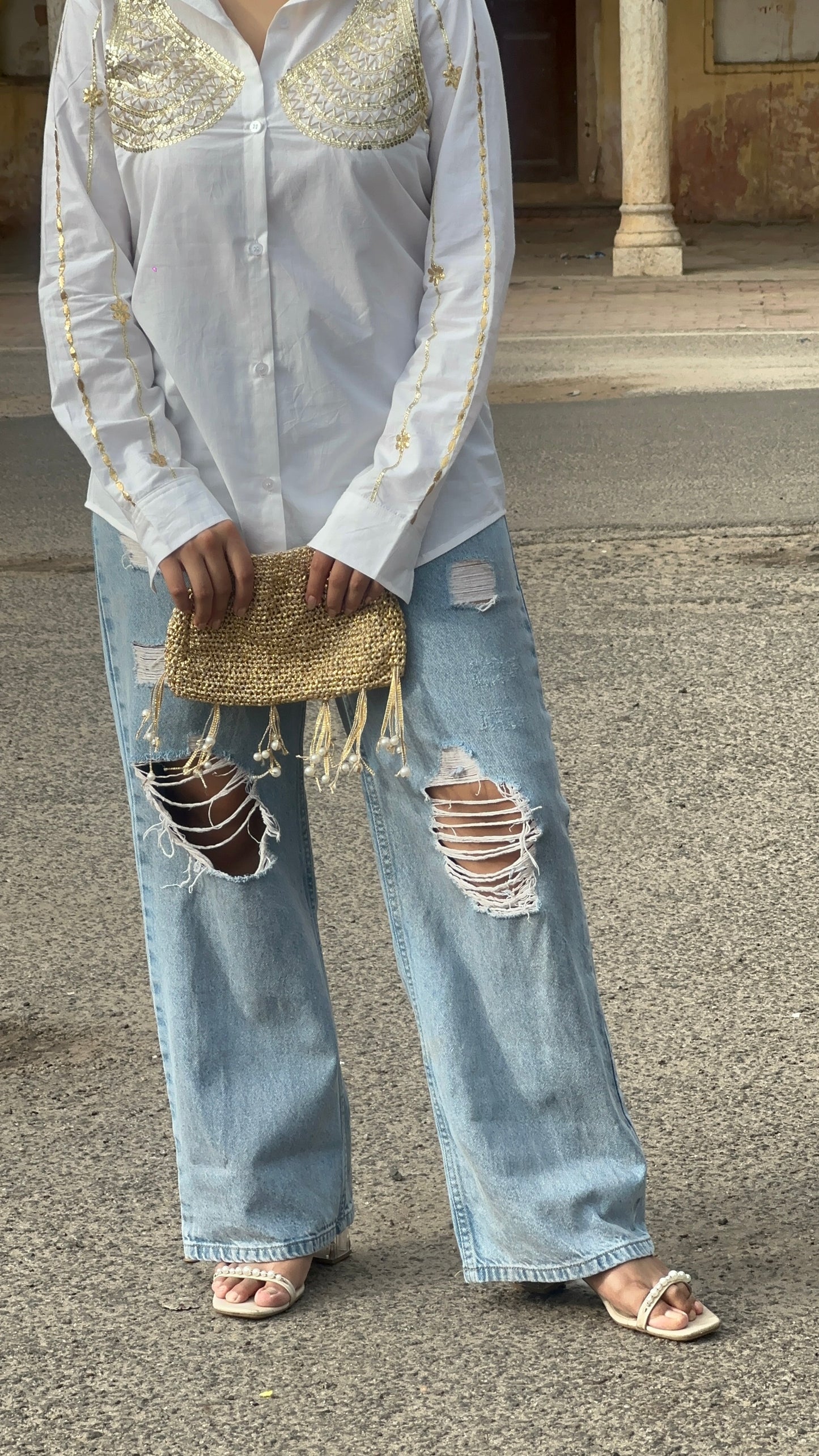 Aangi Handwork Shirt