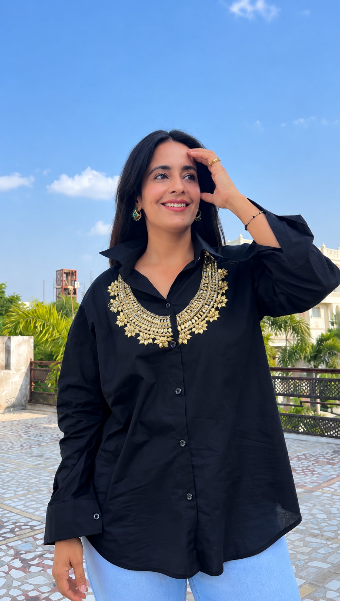Rani Haar Handembroidered Shirt