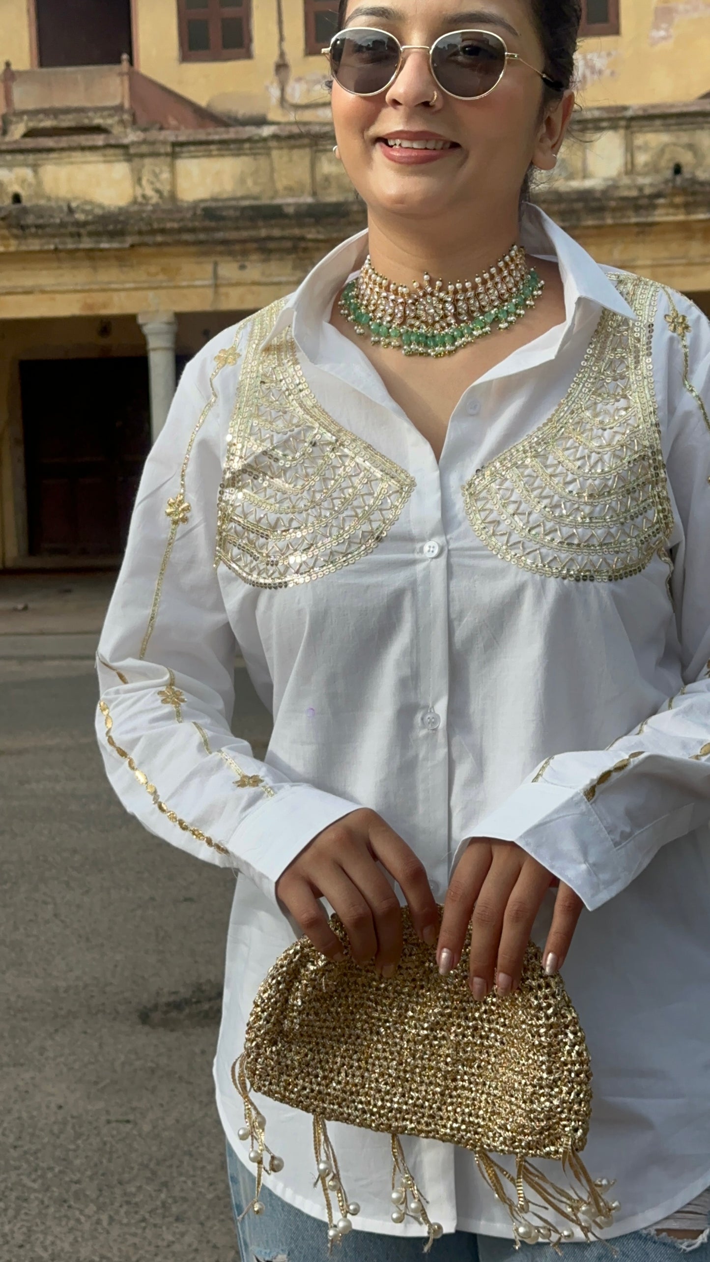 Aangi Handwork Shirt