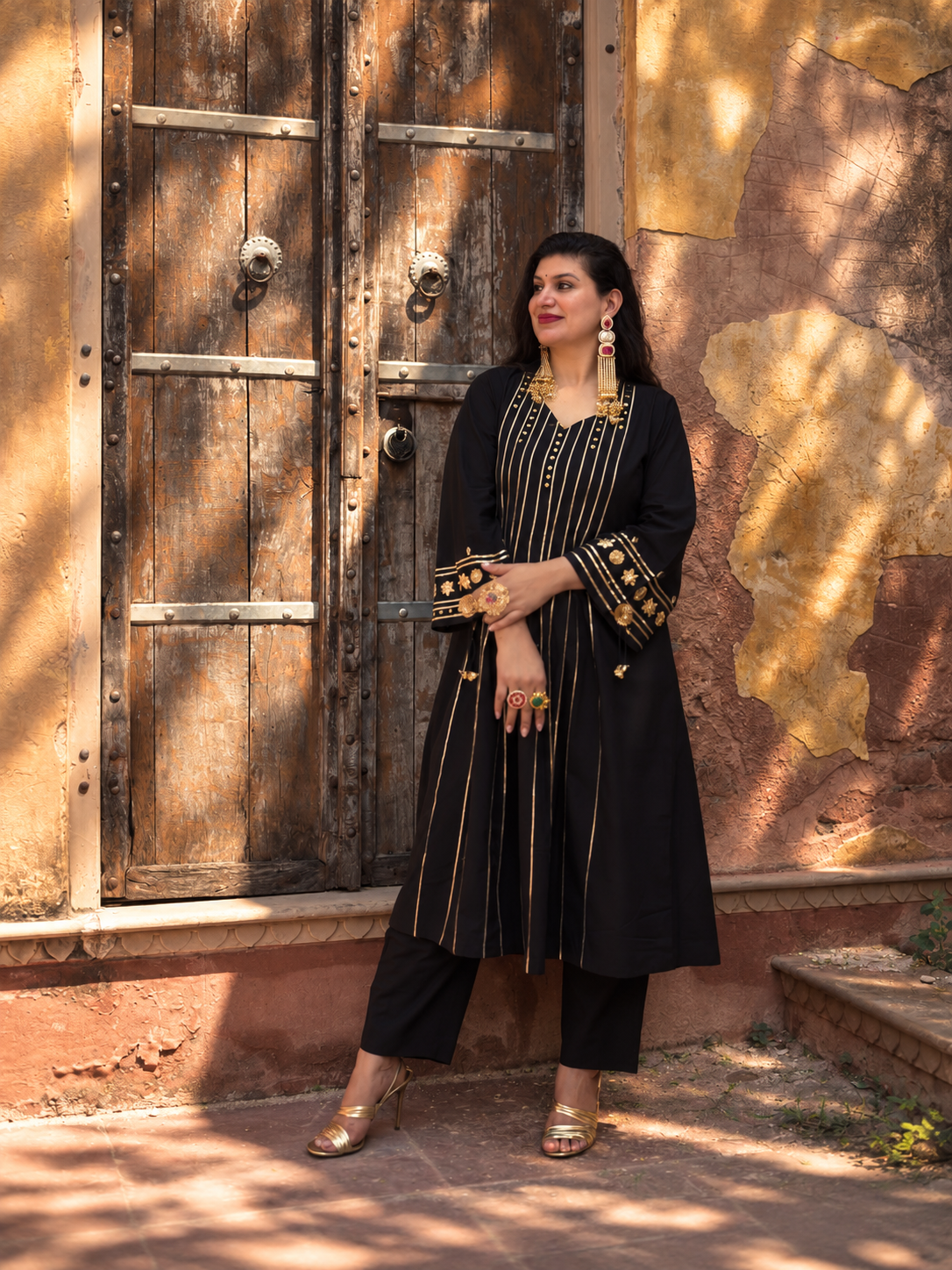 Seerat Black Kurta set