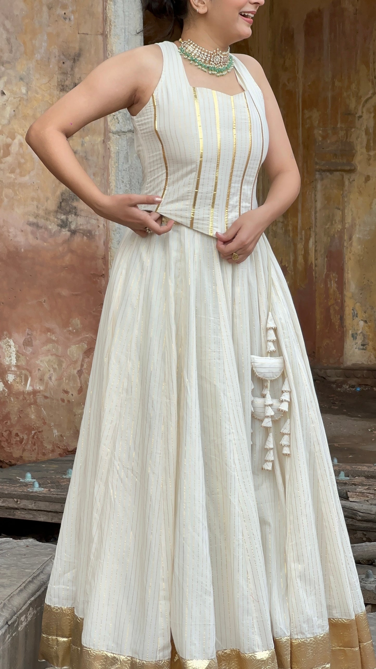 Chanda Corset Lehenga Set