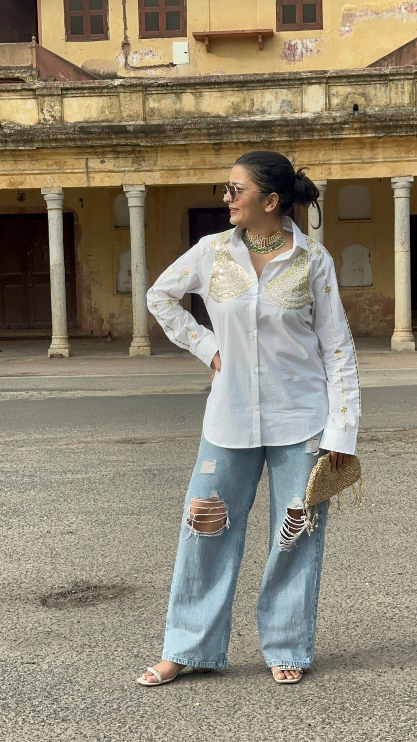 Aangi Handwork Shirt