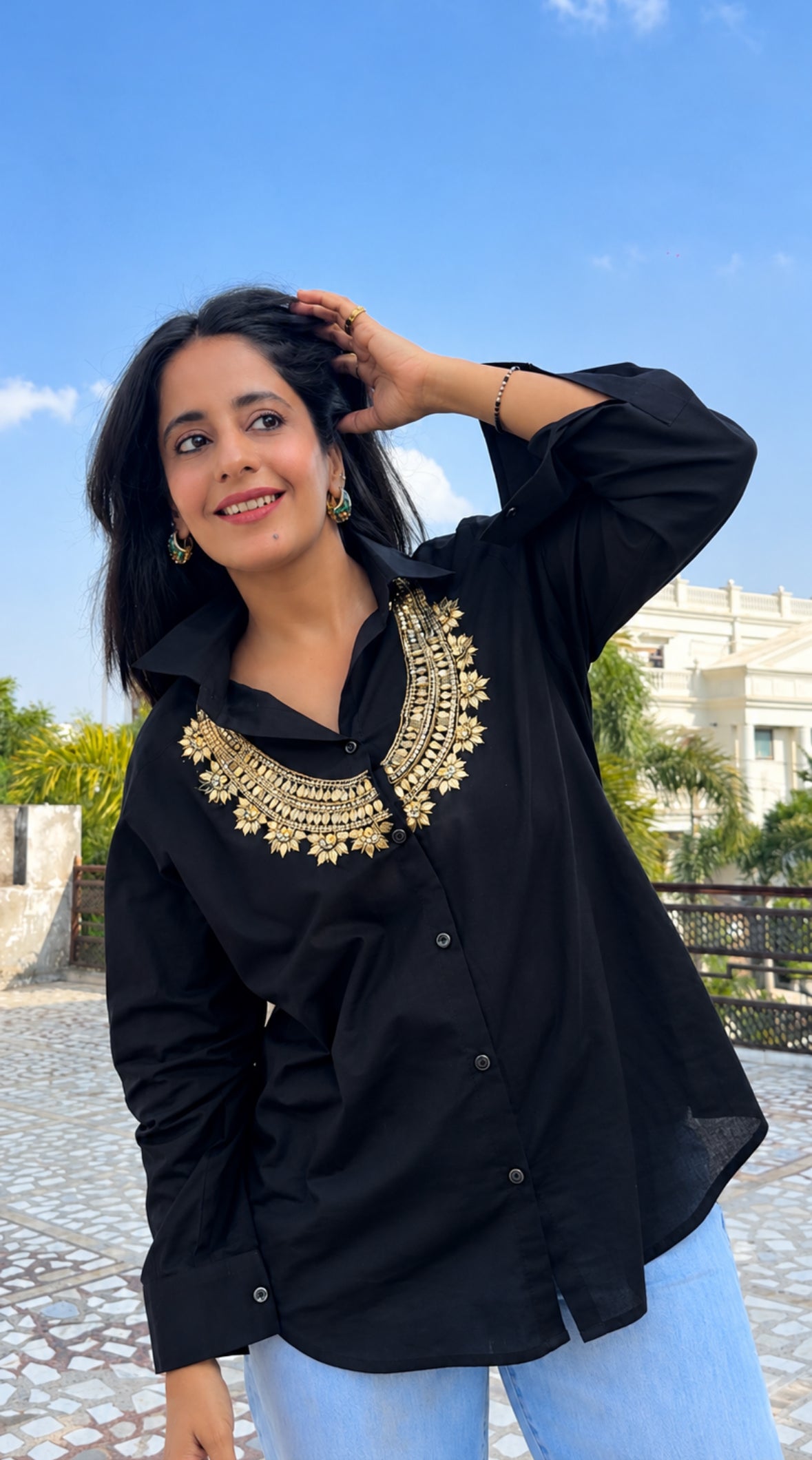 Rani Haar Handembroidered Shirt