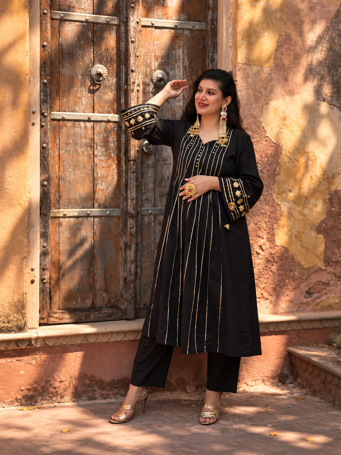 Seerat Black Kurta set