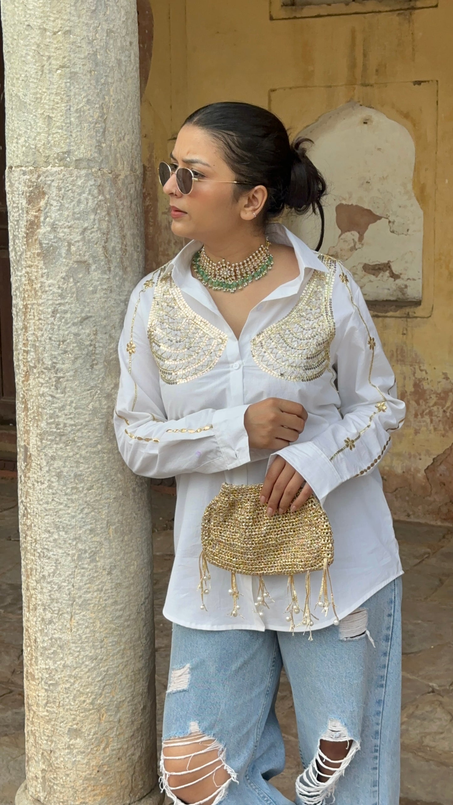 Aangi Handwork Shirt